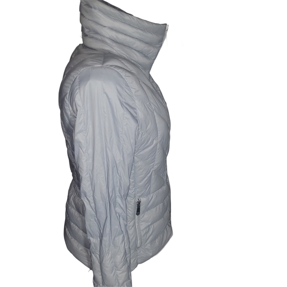 Vince Camuto Gray Quilted Light Packable Puffer Down Jacket M - Picture 3 of 7